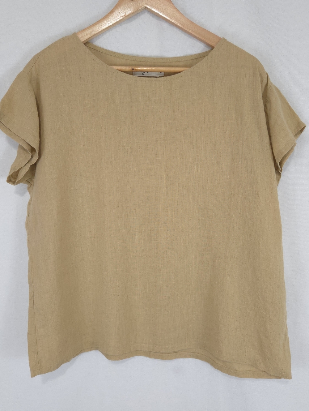 Magic Linen Women's Short Sleeve Linen Top